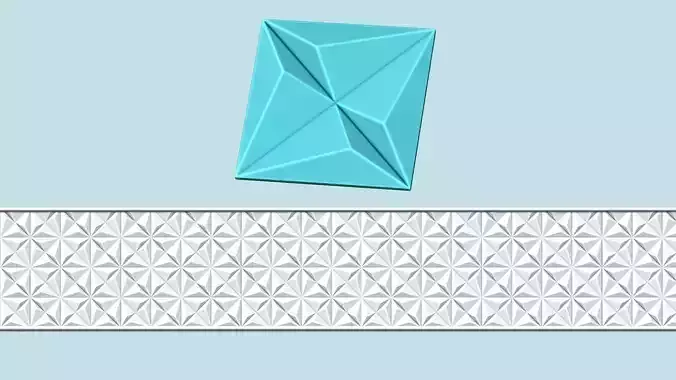 Wall Panel A02 Stars Negative - Interior Design Decoration