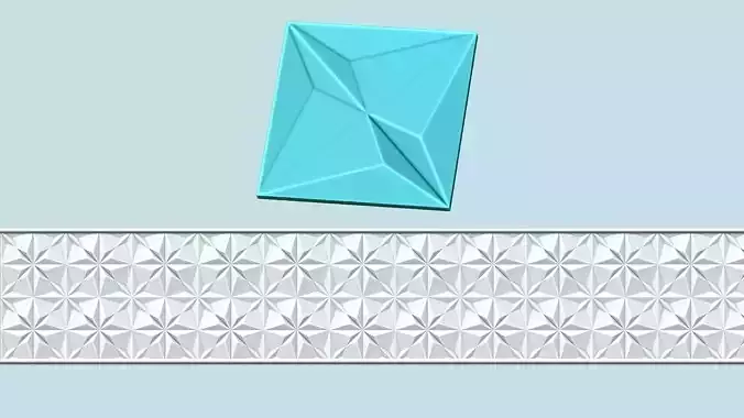 Wall Panel A03 Stars Alternating - Interior Design Decoration