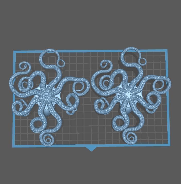 Octopus Wall Decoration 3D Print Model 3D print model_13