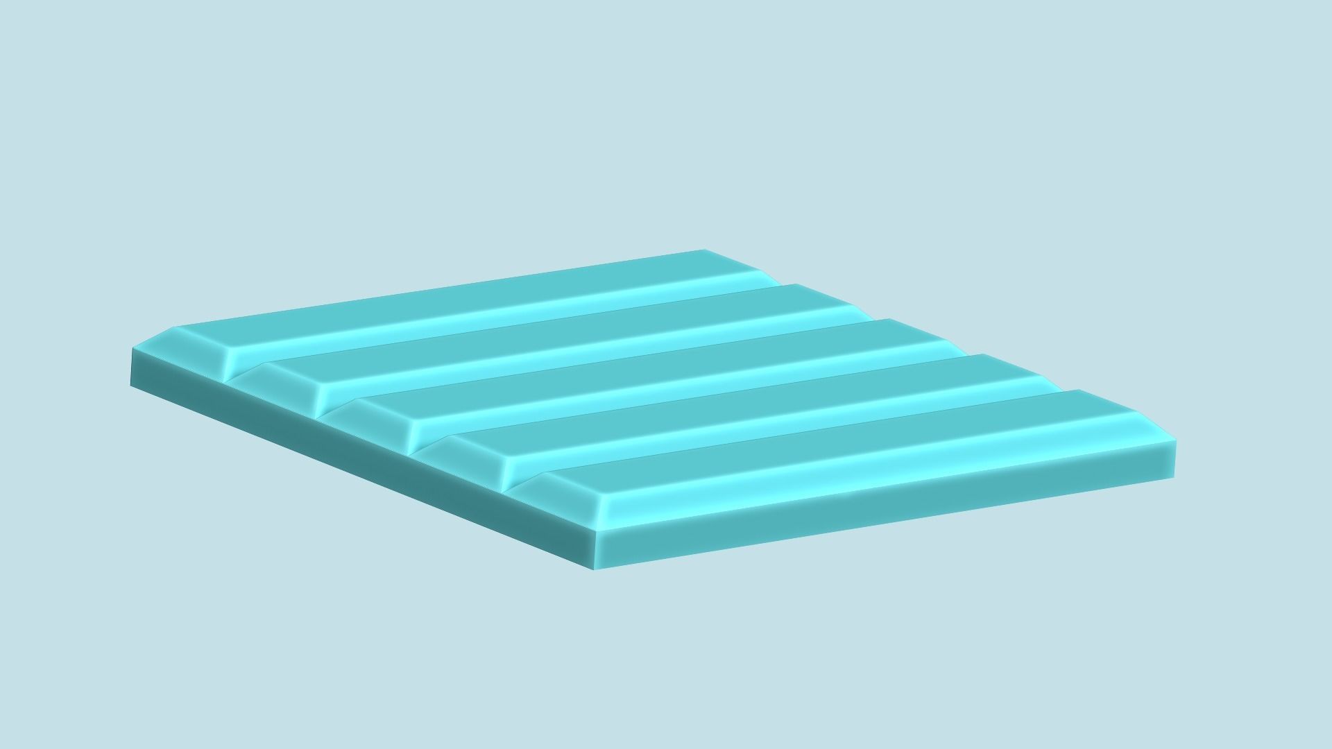 Wall Panel A05 Stripes - Interior Design Decoration 3D print model_7