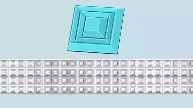 Wall Panel A06 Squares - Interior Design Decoration