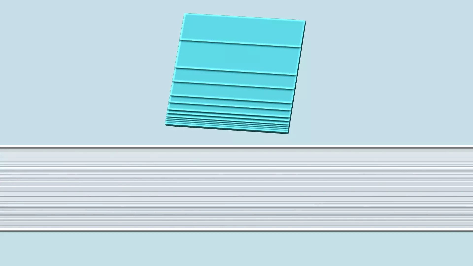 Wall Panel A07 Lines - Interior Design Decoration 3D print model