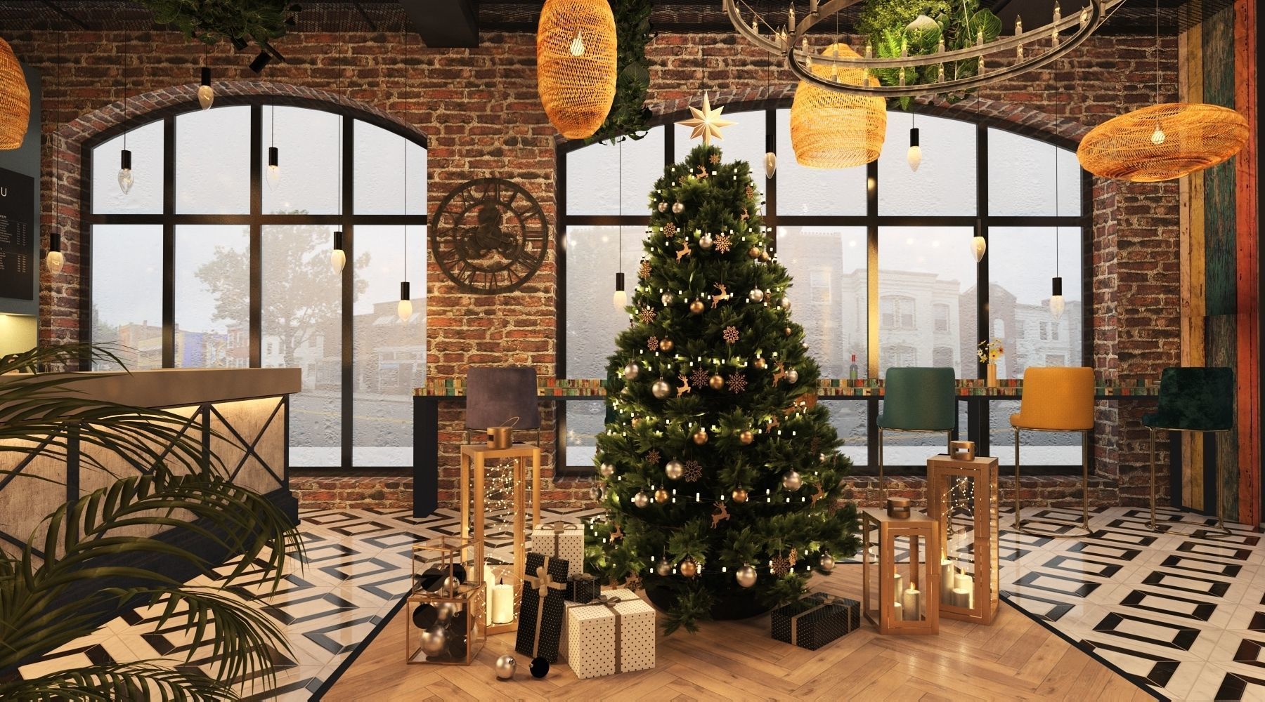 Restaurant 3D model_17