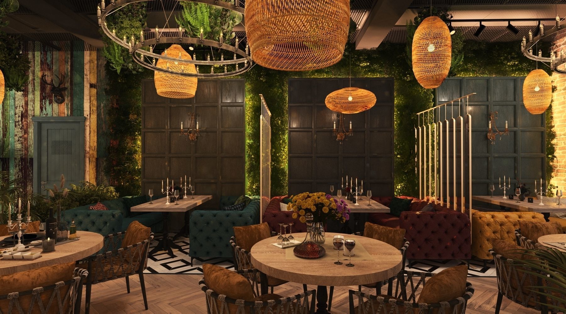 Restaurant 3D model_13