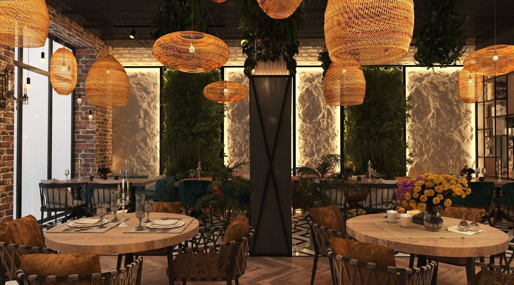 Restaurant 3D model_23