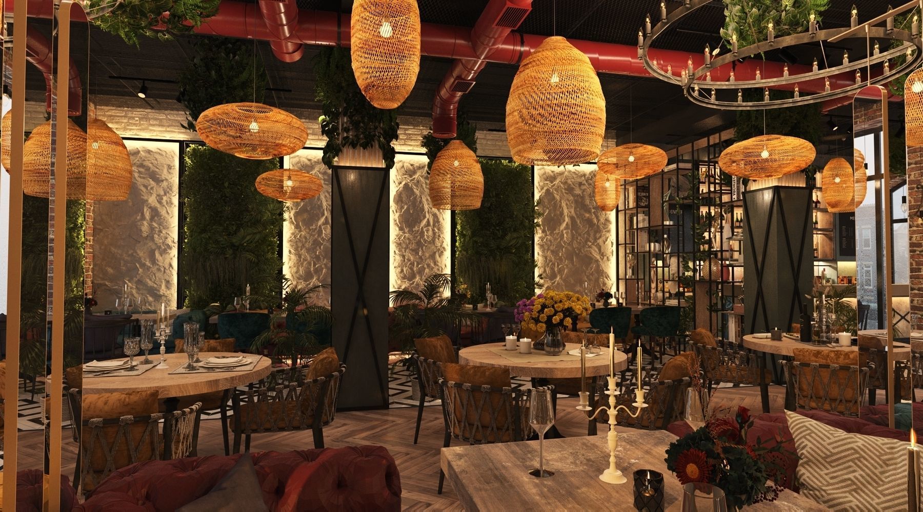 Restaurant 3D model_19