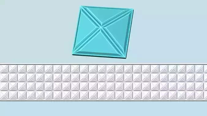 Wall Panel A09 Pyramid - Interior Design Decoration