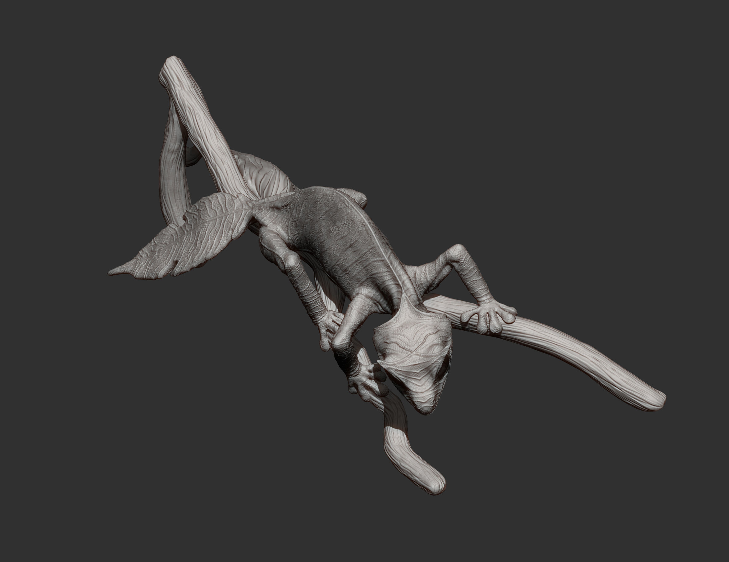 Fantastic leaf-tailed gecko 3D print model_14