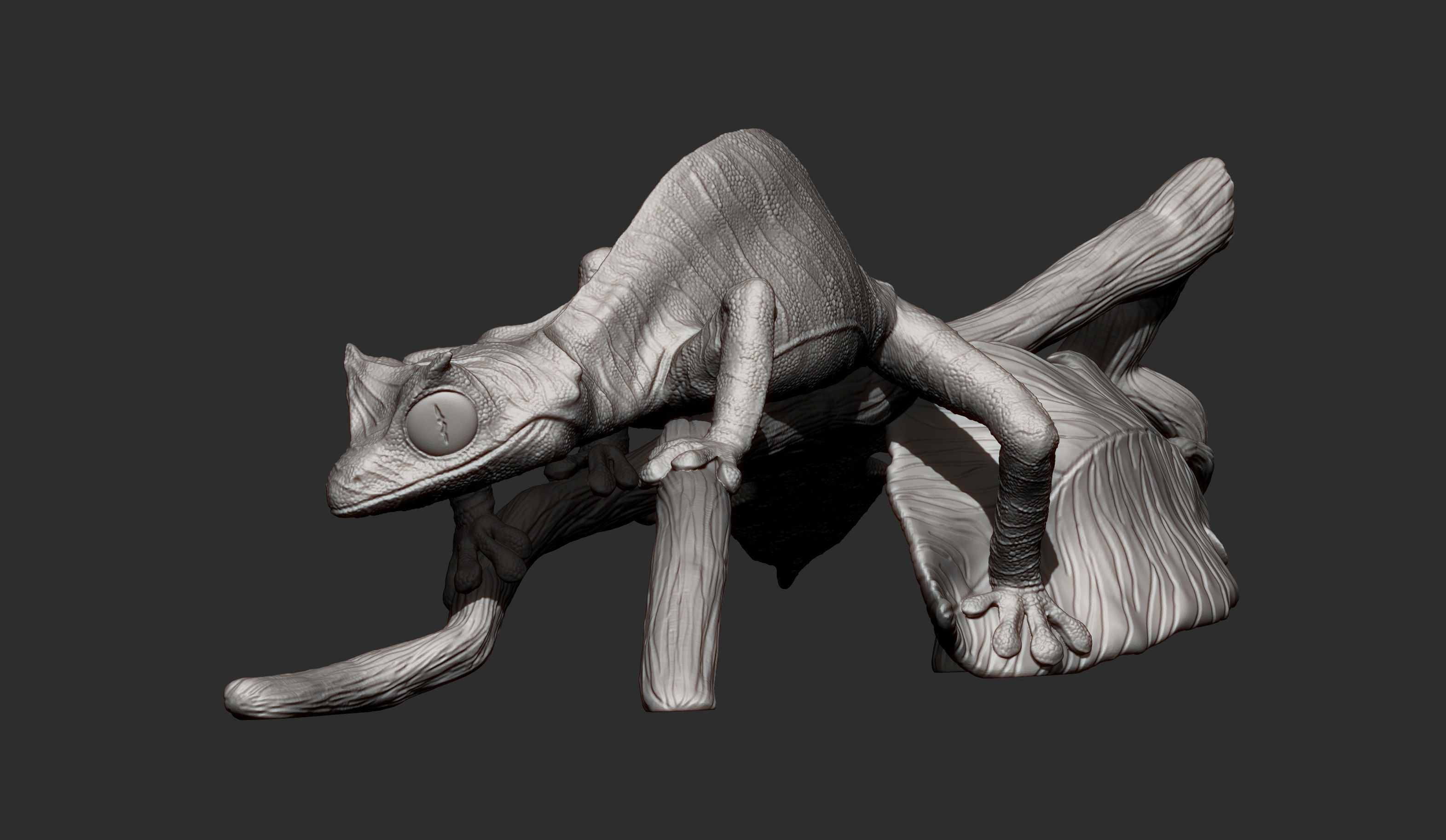 Fantastic leaf-tailed gecko 3D print model_12