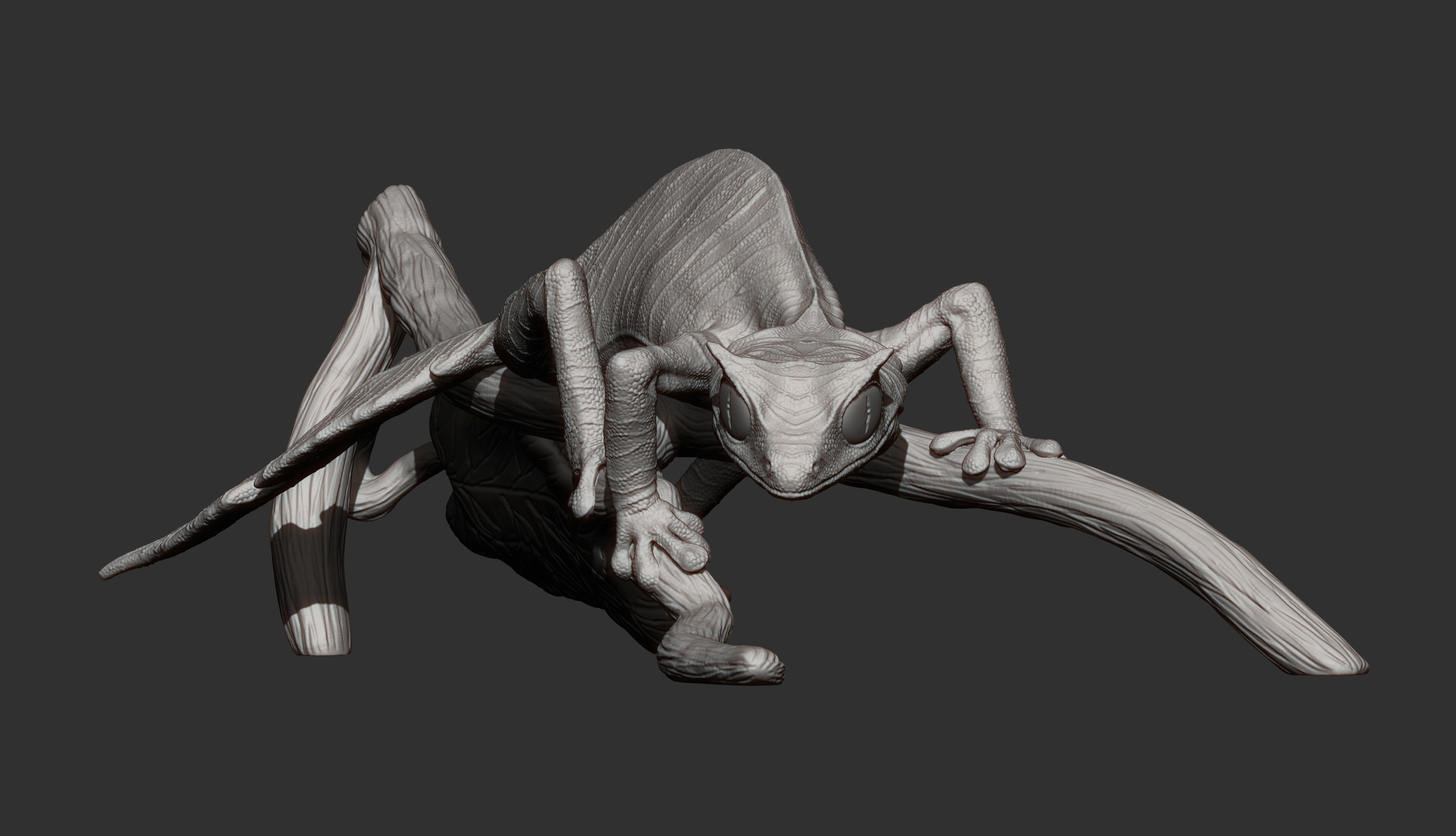 Fantastic leaf-tailed gecko 3D print model_8