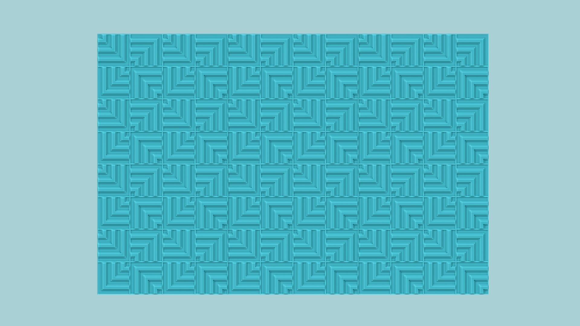 Wall Panel A10 Squares - Interior Design Decoration 3D print model_10