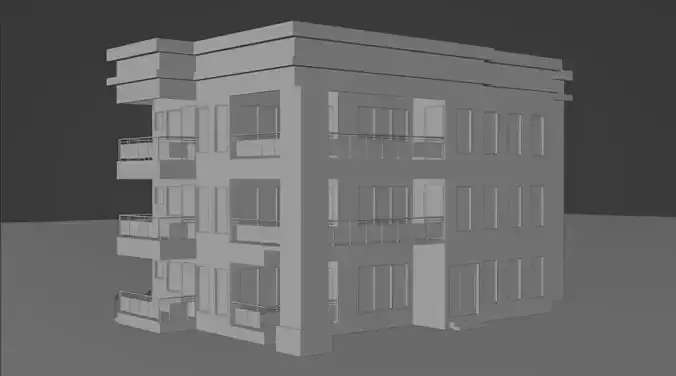 3 Unique Low-Poly Apartments