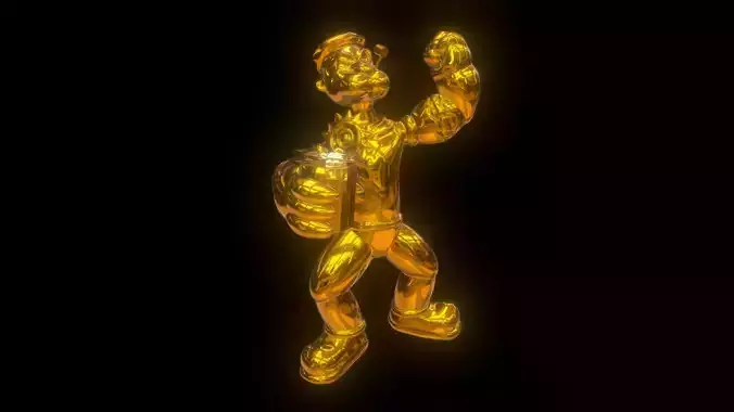 POPEYE SAILOR SPINACH MONEY-POPEYE EL MARINO 3D print model