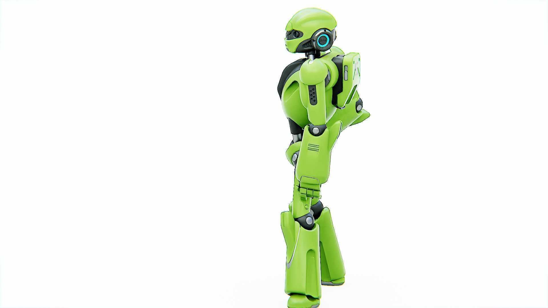 ANDROID KOSMO  RIGGED 3D model_9