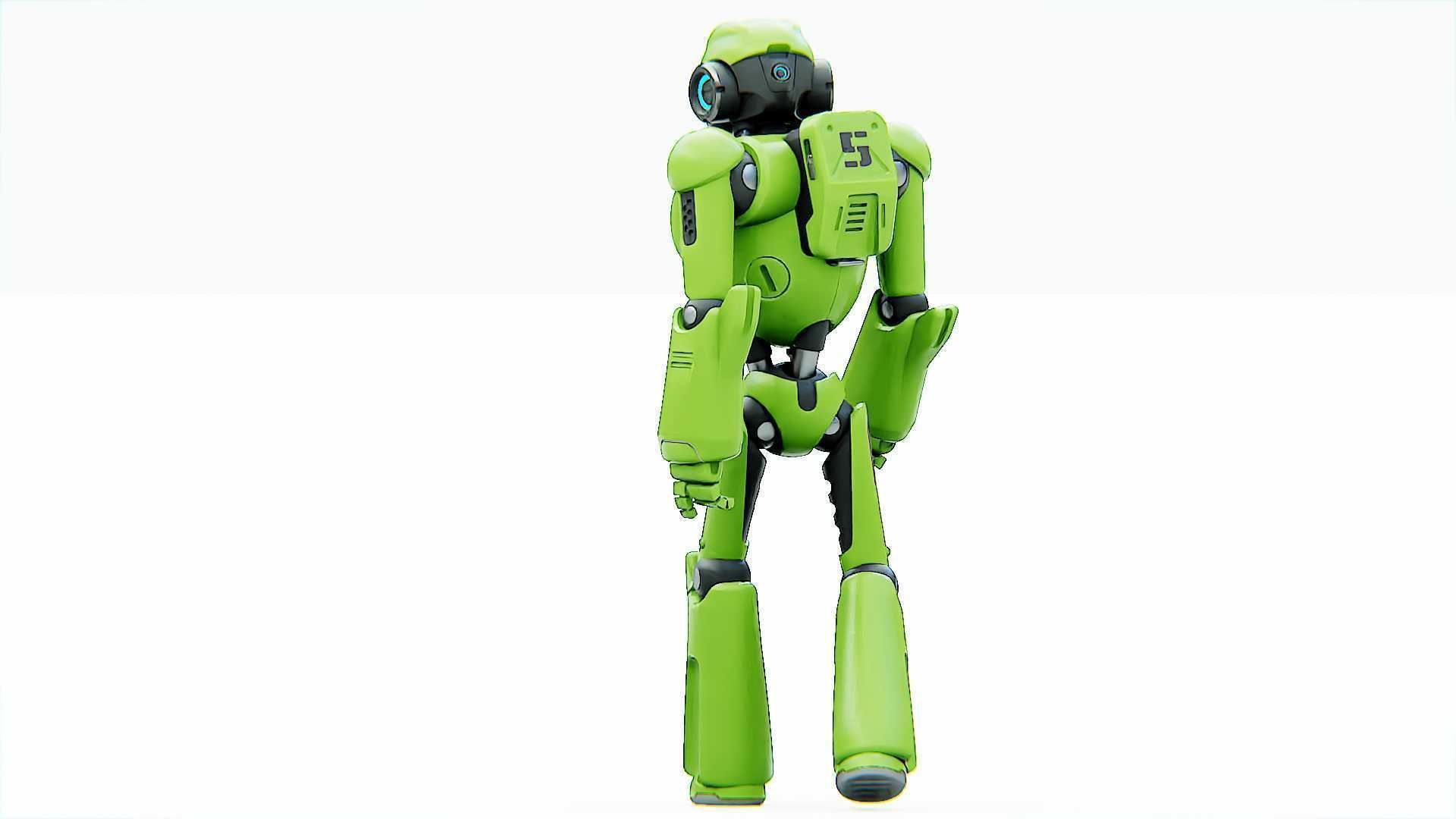 ANDROID KOSMO  RIGGED 3D model_24