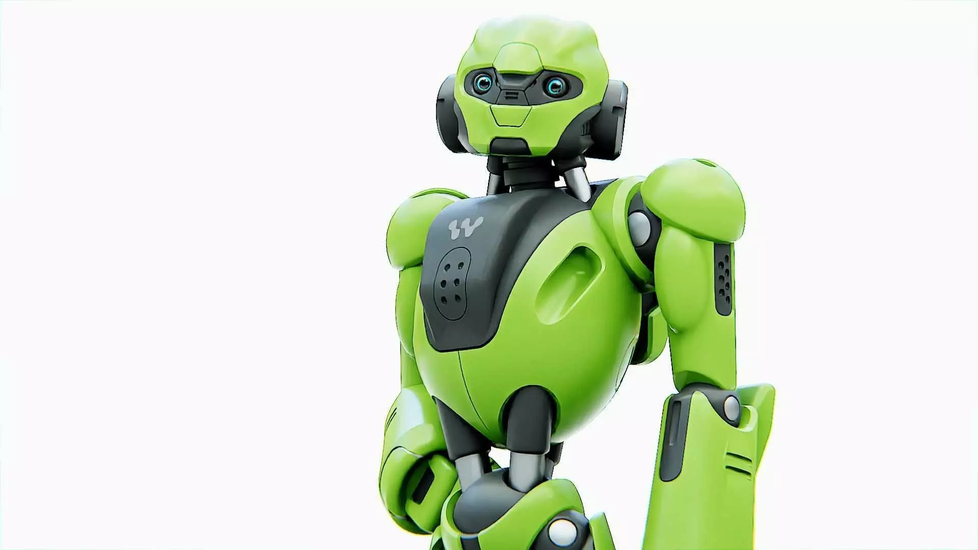 ANDROID KOSMO  RIGGED 3D model_0