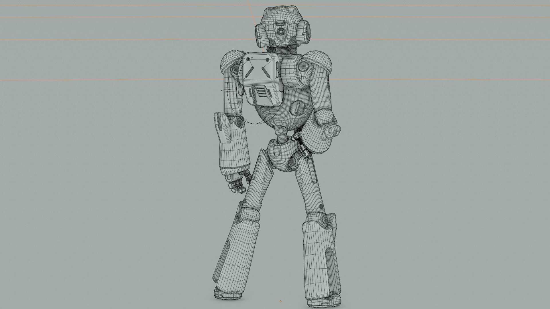 ANDROID KOSMO  RIGGED 3D model_39