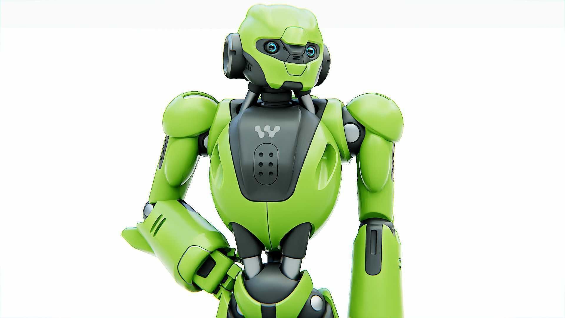 ANDROID KOSMO  RIGGED 3D model_18