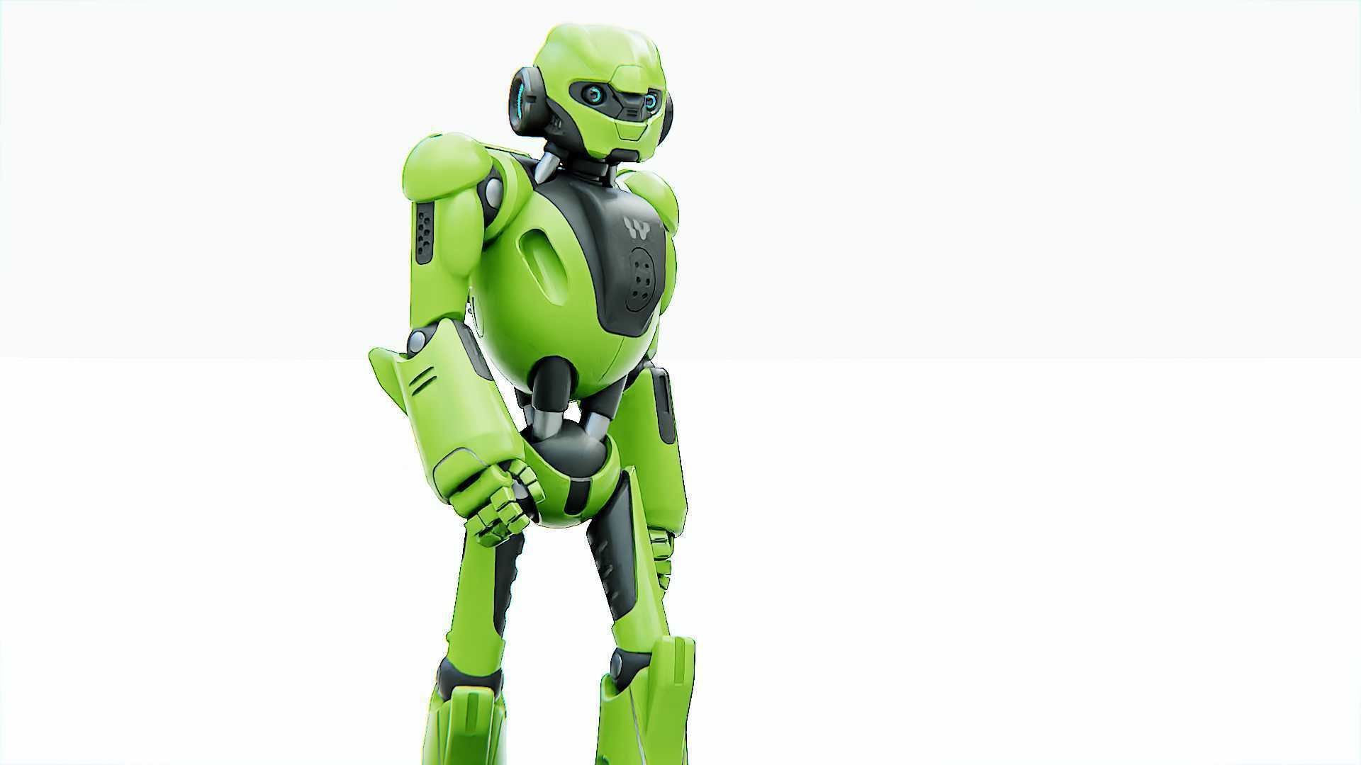 ANDROID KOSMO  RIGGED 3D model_26