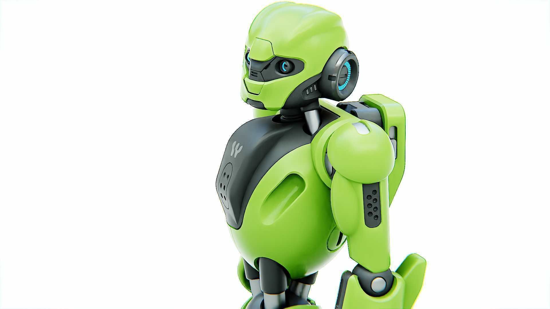 ANDROID KOSMO  RIGGED 3D model_13