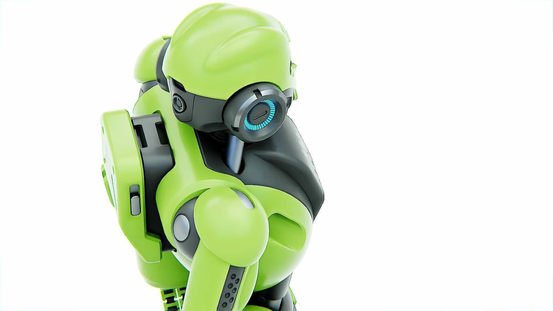 ANDROID KOSMO  RIGGED 3D model_20