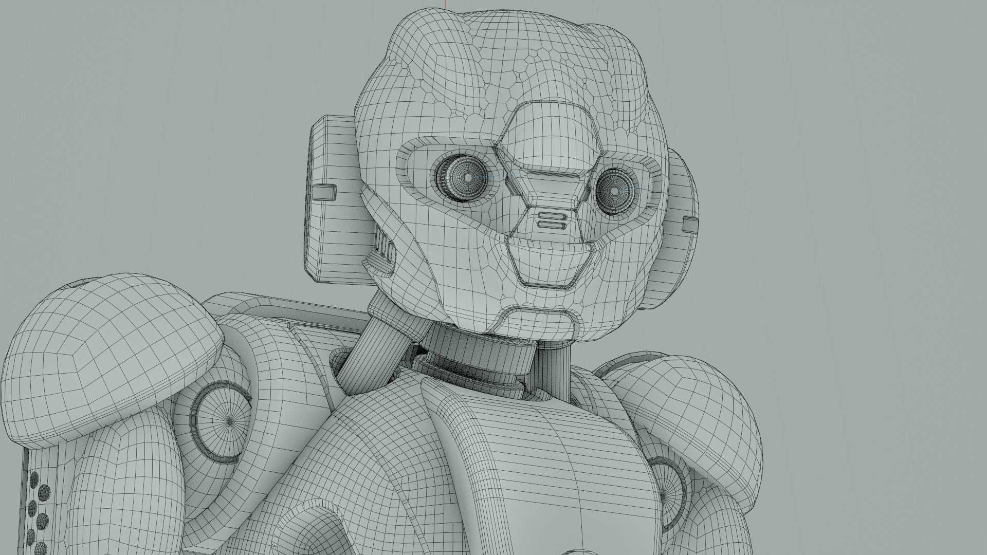 ANDROID KOSMO  RIGGED 3D model_40