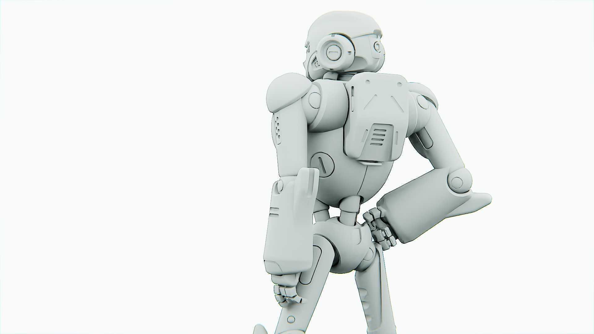 ANDROID KOSMO  RIGGED 3D model_31