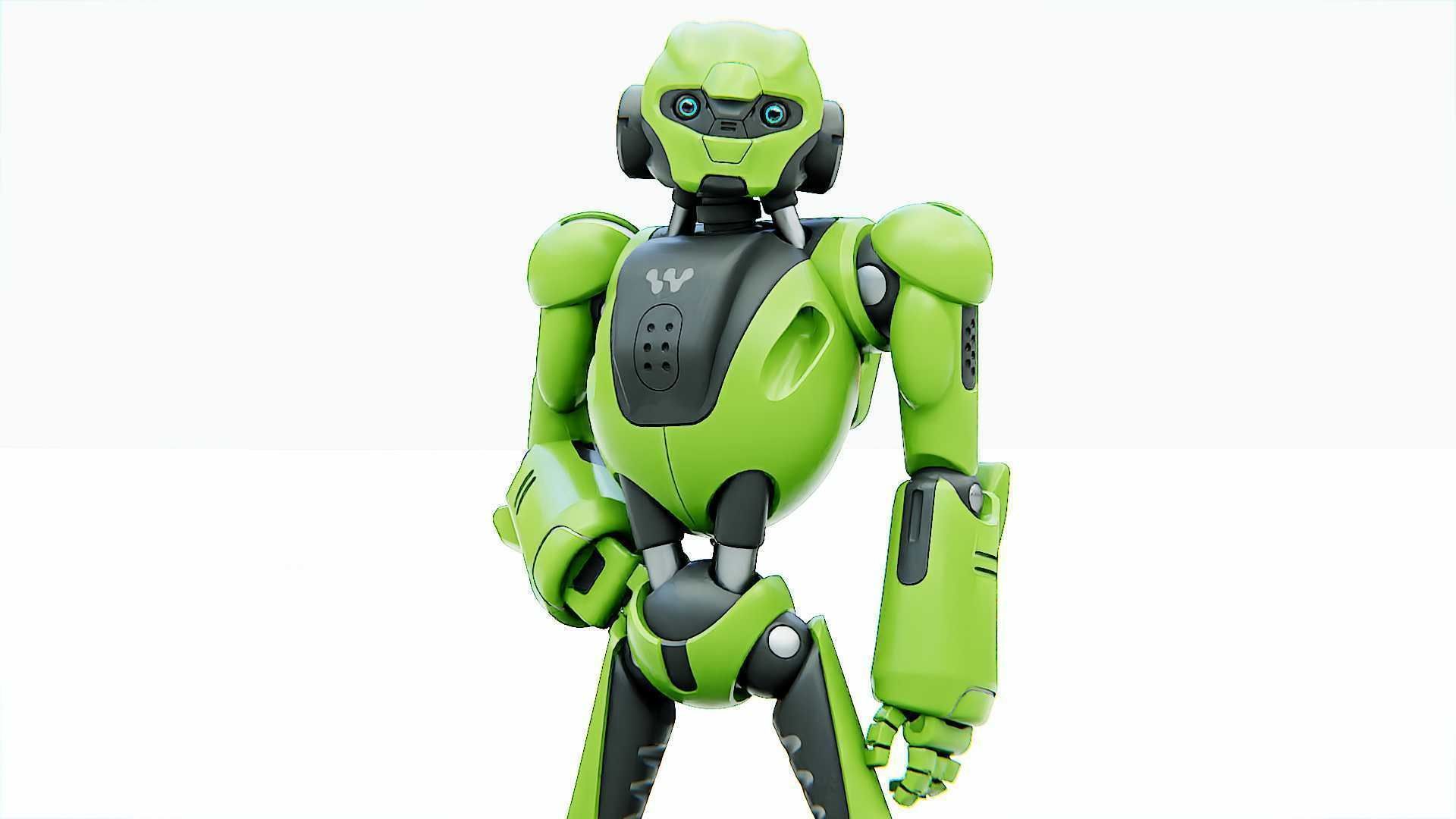 ANDROID KOSMO  RIGGED 3D model_1