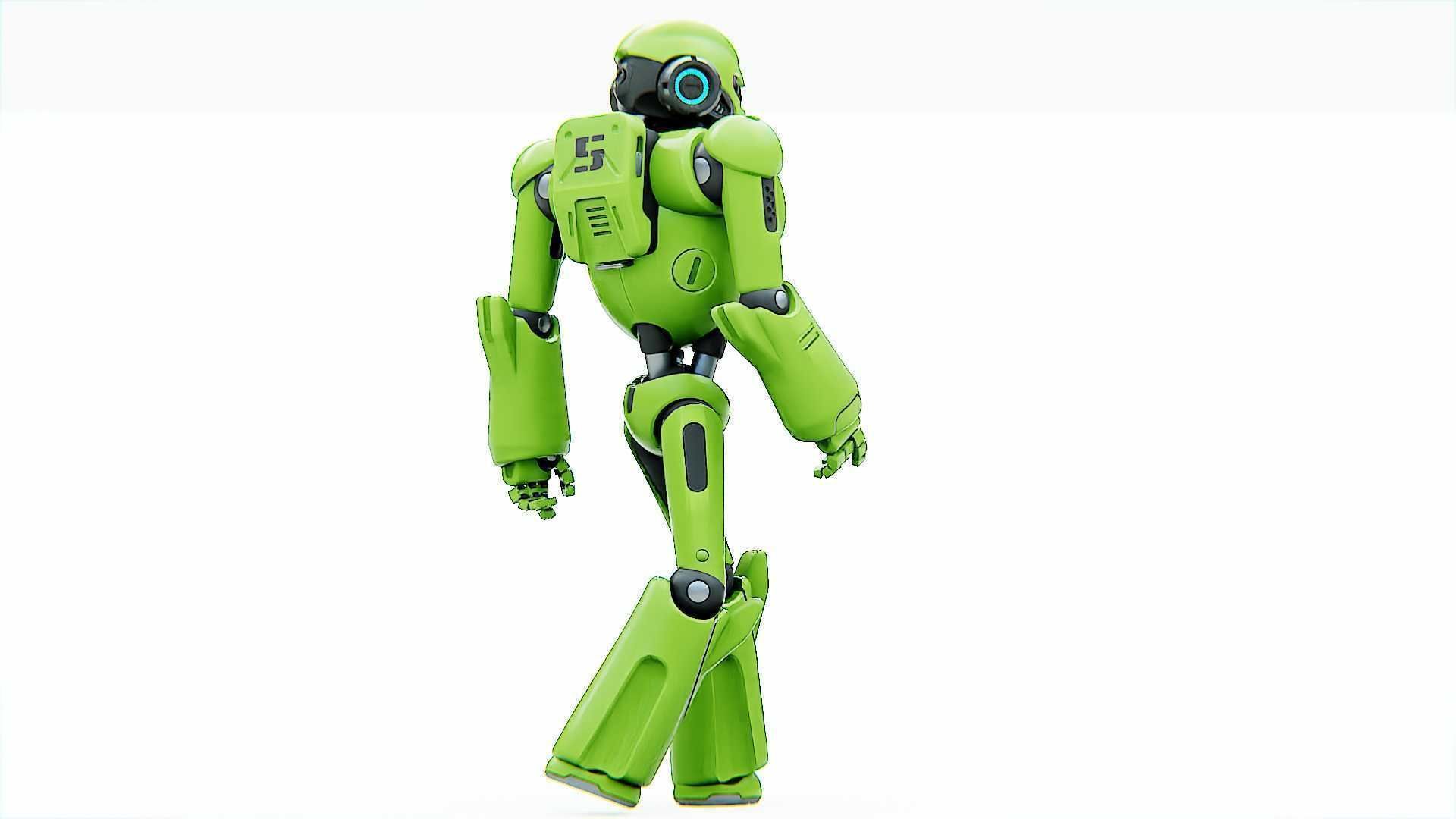 ANDROID KOSMO  RIGGED 3D model_25