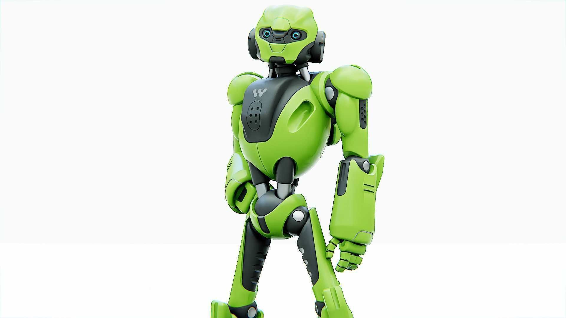 ANDROID KOSMO  RIGGED 3D model_11