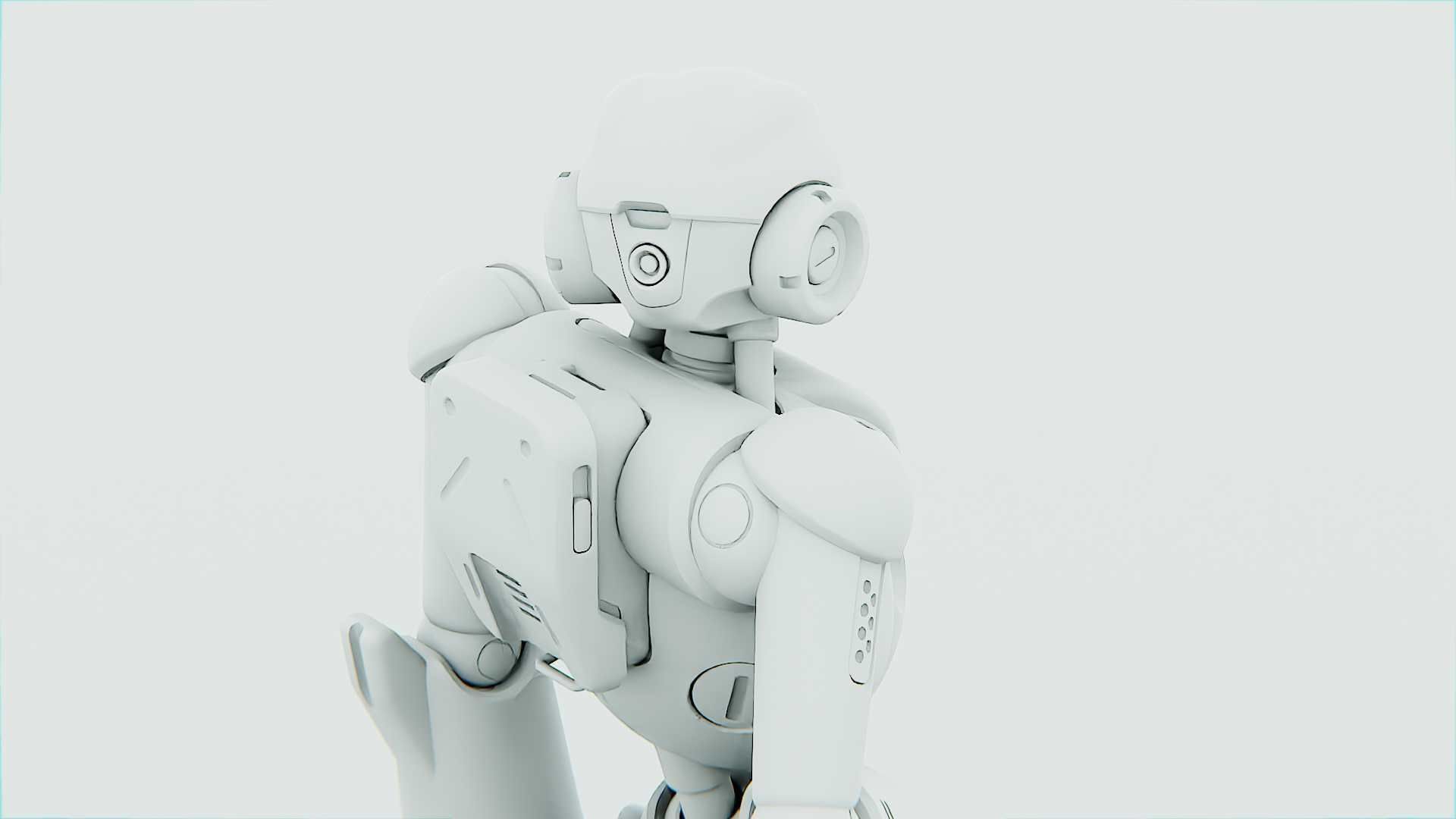 ANDROID KOSMO  RIGGED 3D model_34