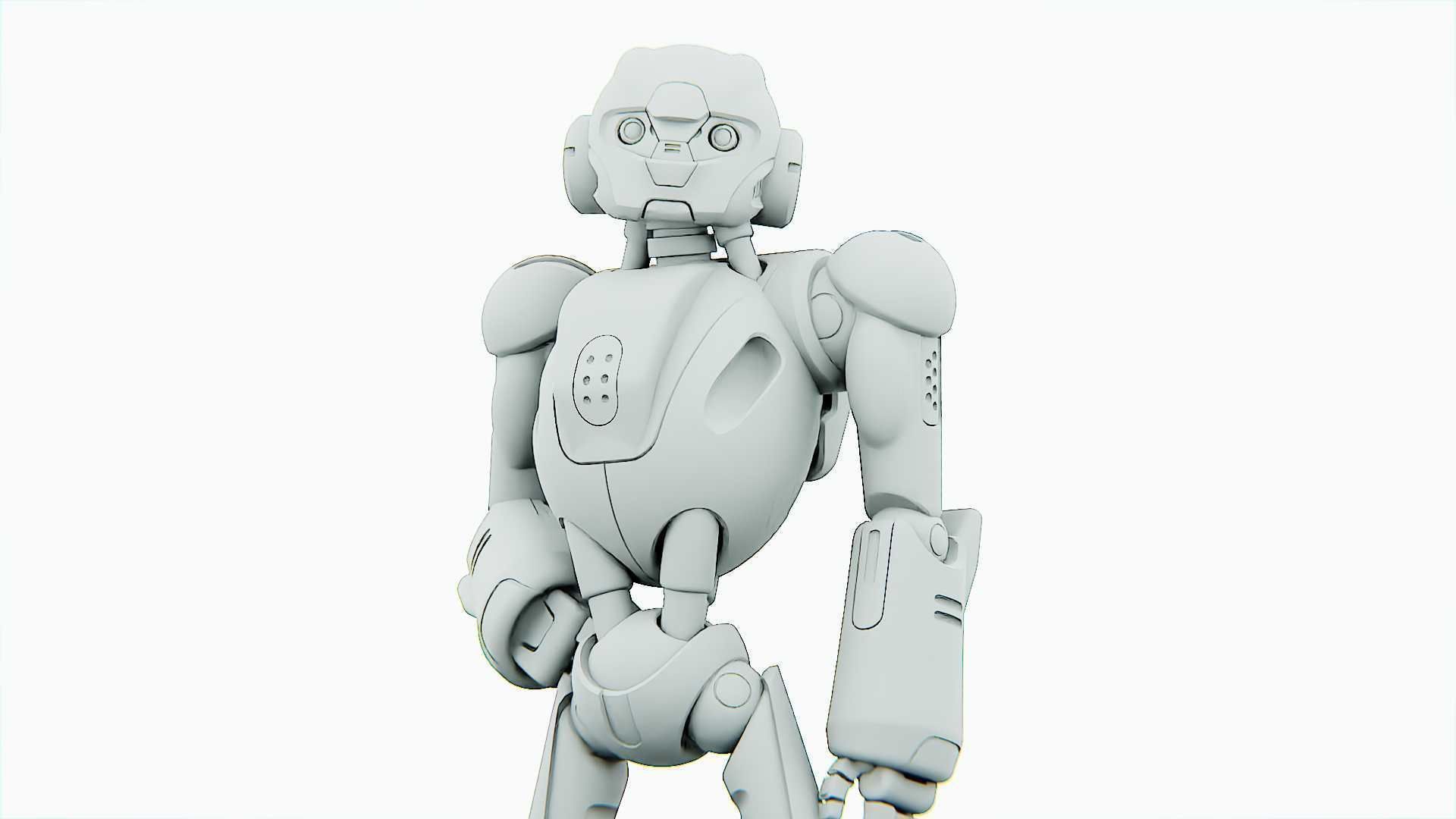 ANDROID KOSMO  RIGGED 3D model_30