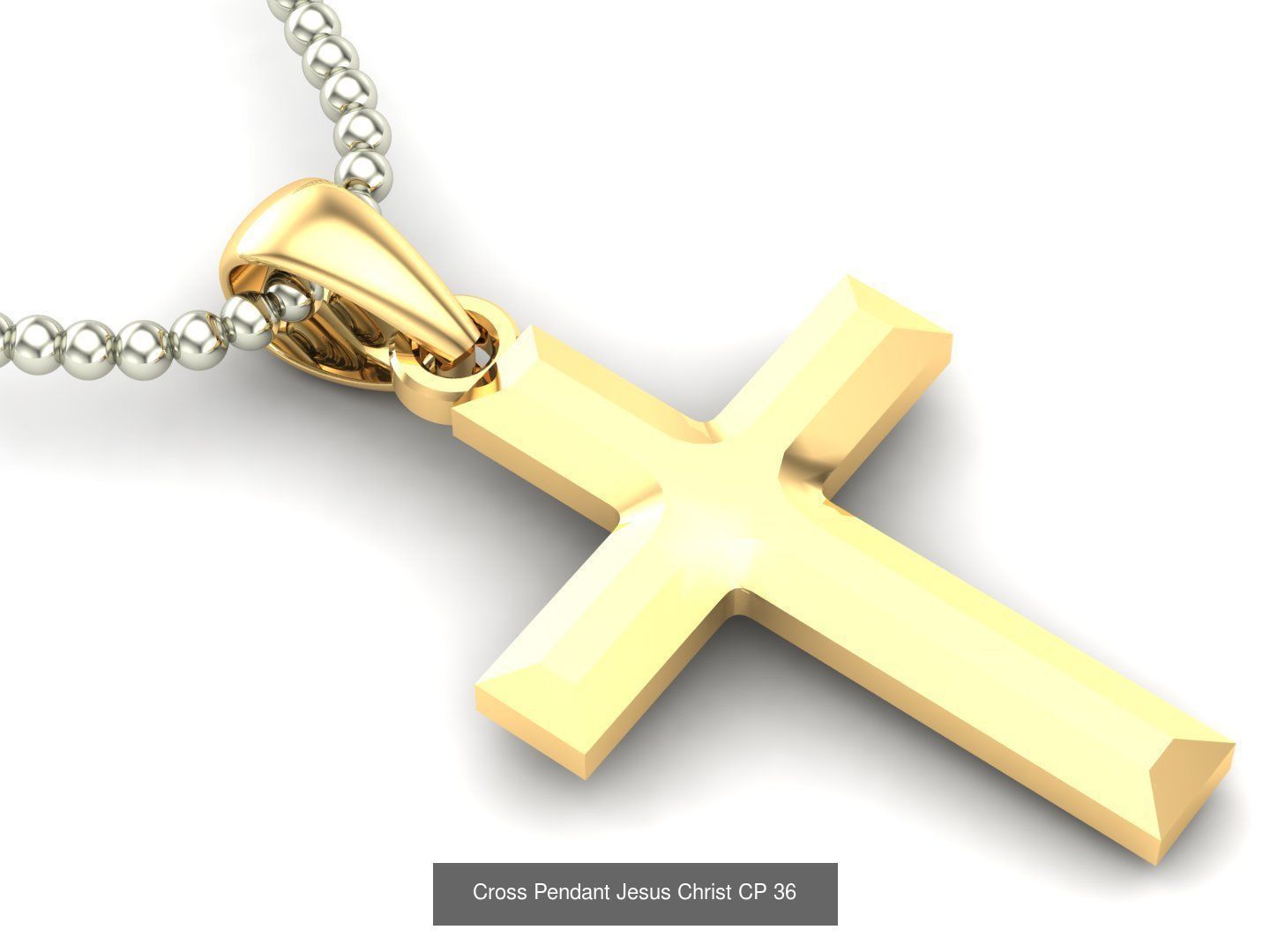 60 Design Cross Pendant Jesus Christ Light Gold Bulk Sale Off 3D Model Collection_54