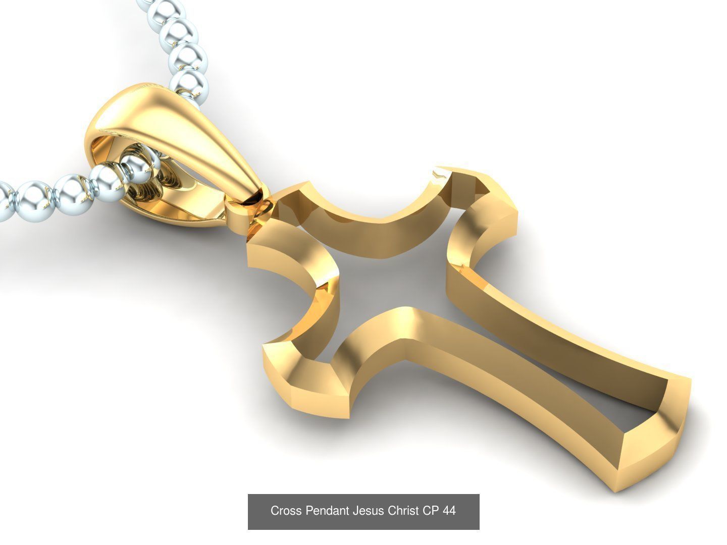 60 Design Cross Pendant Jesus Christ Light Gold Bulk Sale Off 3D Model Collection_46