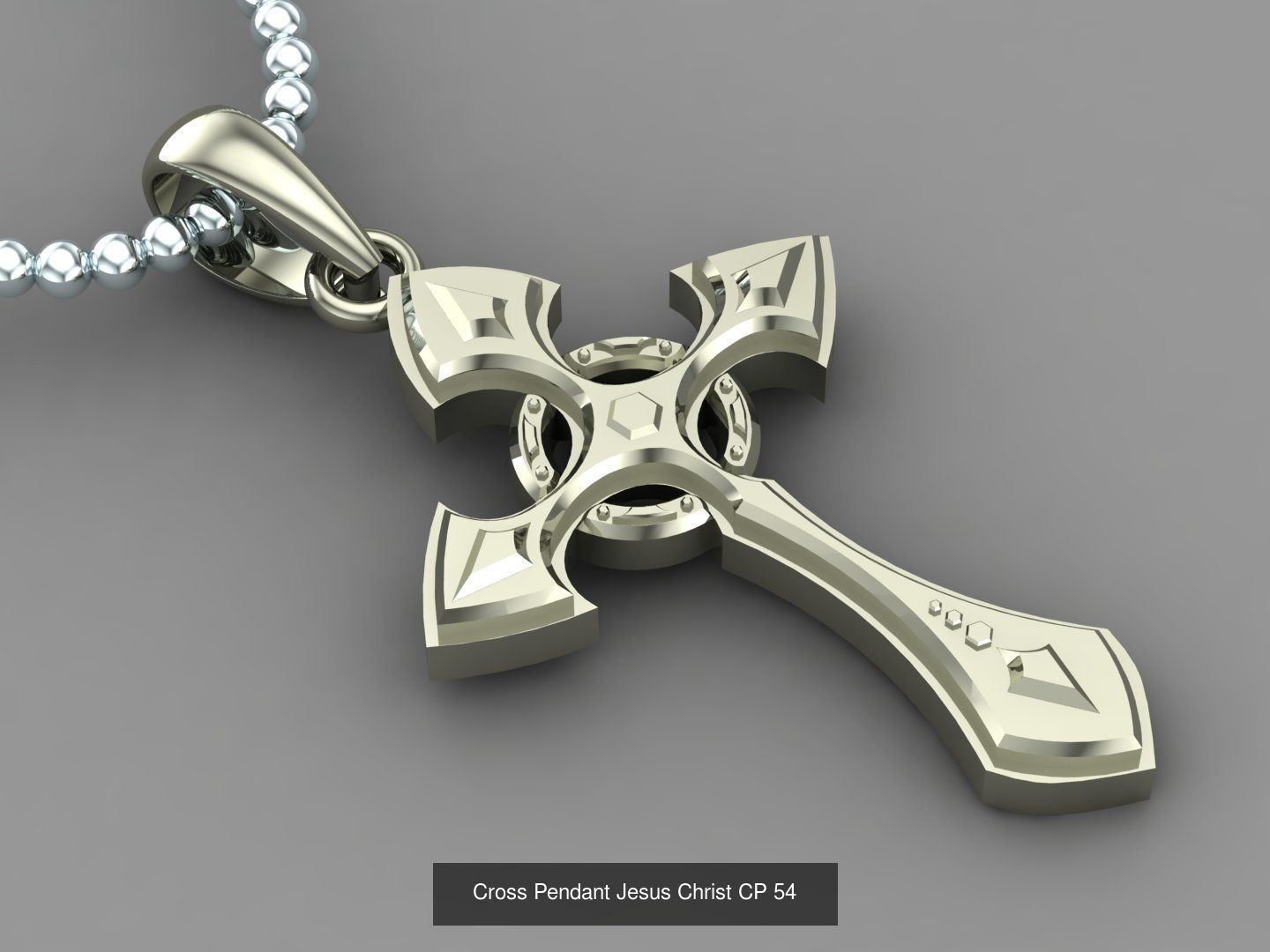 60 Design Cross Pendant Jesus Christ Light Gold Bulk Sale Off 3D Model Collection_67