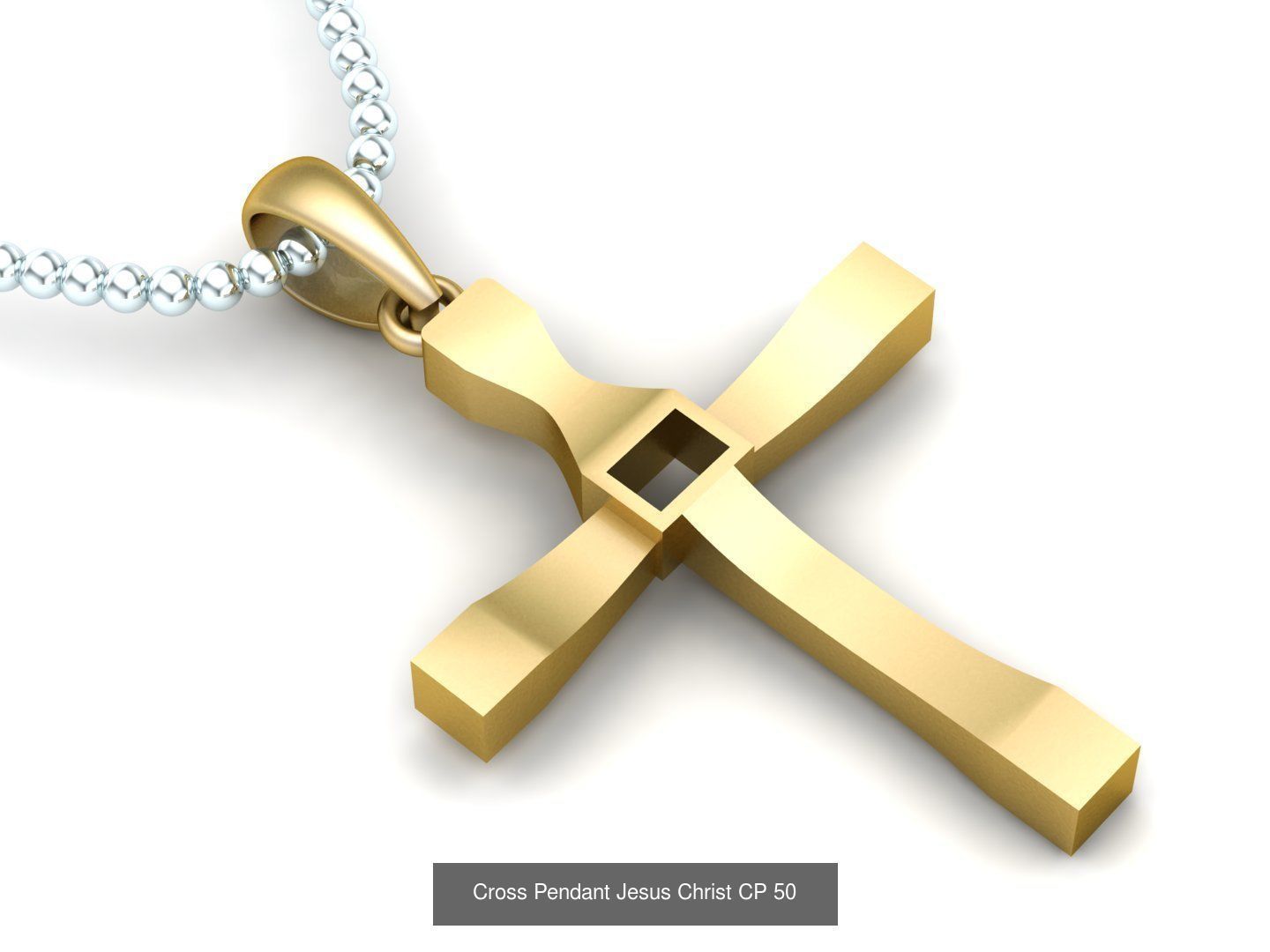 60 Design Cross Pendant Jesus Christ Light Gold Bulk Sale Off 3D Model Collection_56