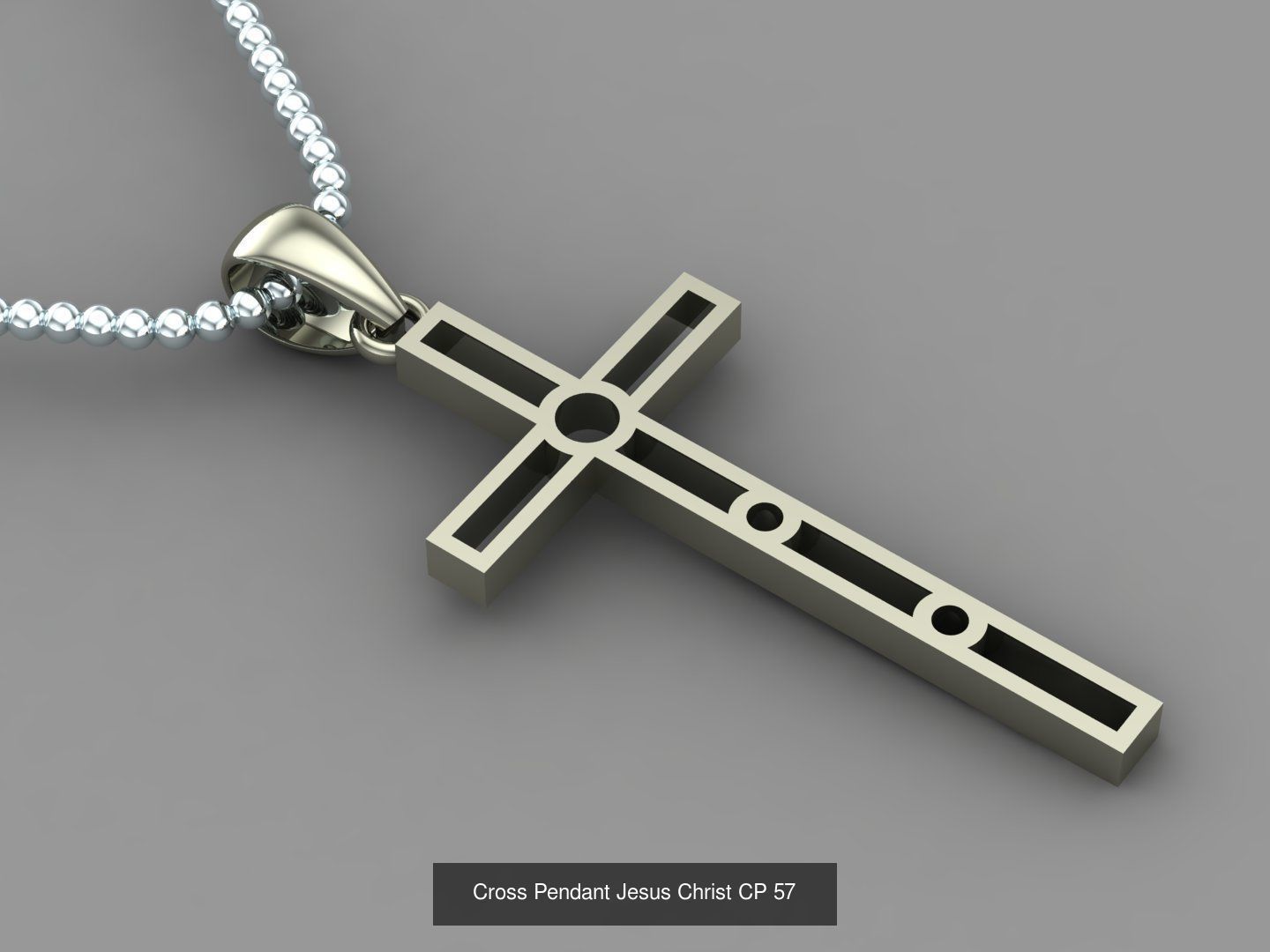 60 Design Cross Pendant Jesus Christ Light Gold Bulk Sale Off 3D Model Collection_64