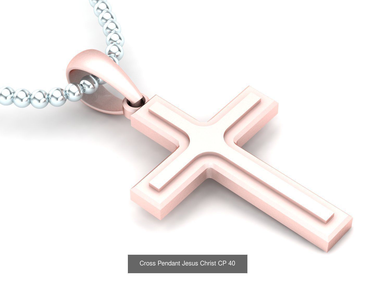 60 Design Cross Pendant Jesus Christ Light Gold Bulk Sale Off 3D Model Collection_50