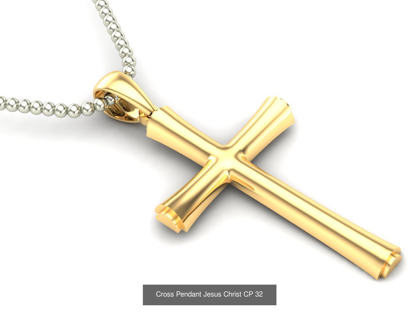 60 Design Cross Pendant Jesus Christ Light Gold Bulk Sale Off 3D Model Collection_41