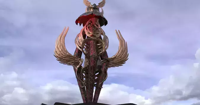 Royal sceptre Winged tower 