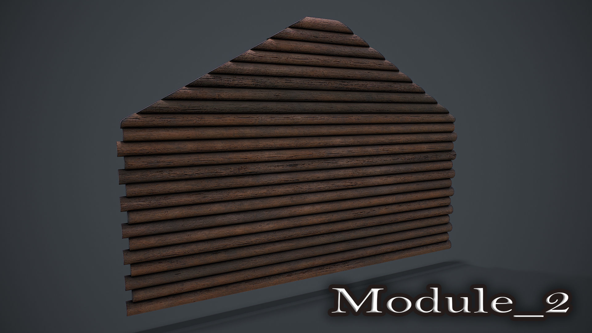 Wooden House 3D Model Low-poly 3D model_13