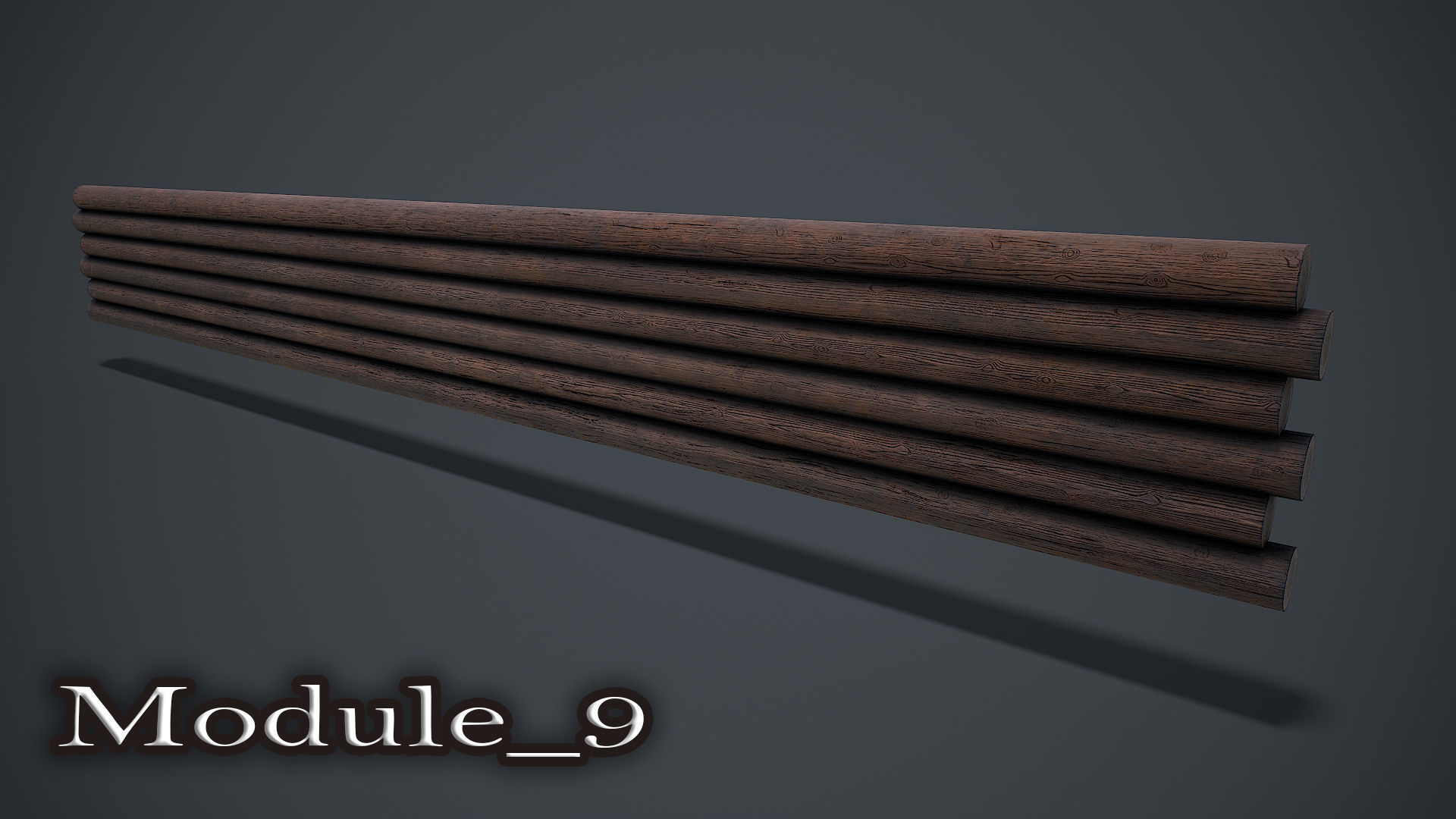 Wooden House 3D Model Low-poly 3D model_20