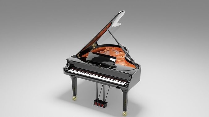 Grand piano 3D model