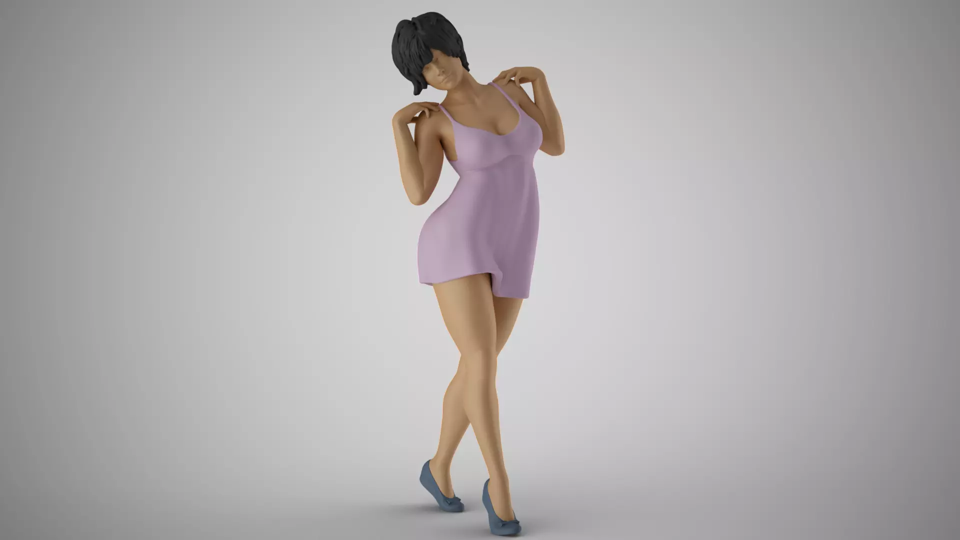 Shimmery Woman 3 3D print model_0