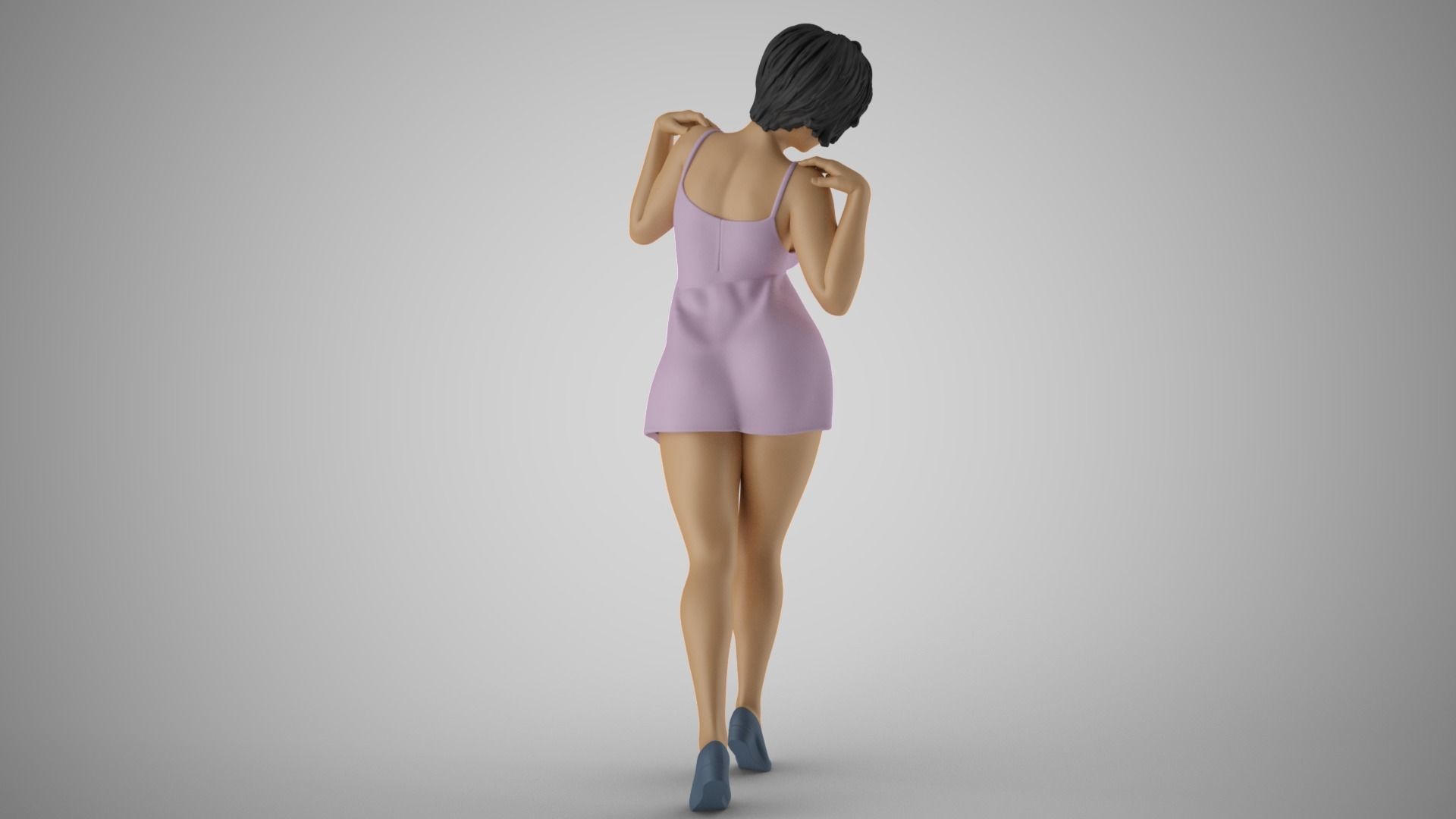 Shimmery Woman 3 3D print model_6