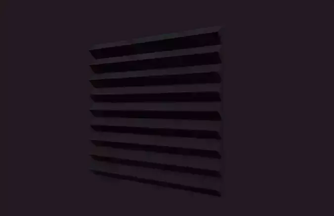 soundproof panel for studio  sound barrier lowpoly stripes style