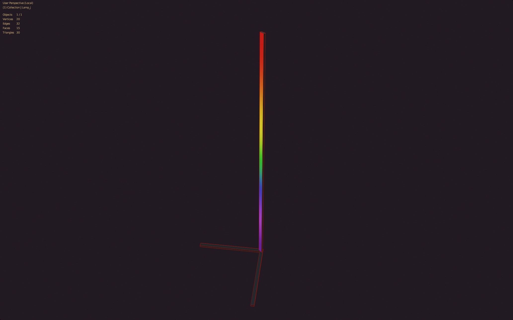 rgb neon light gaming room decoration lowpoly  Low-poly 3D model_6