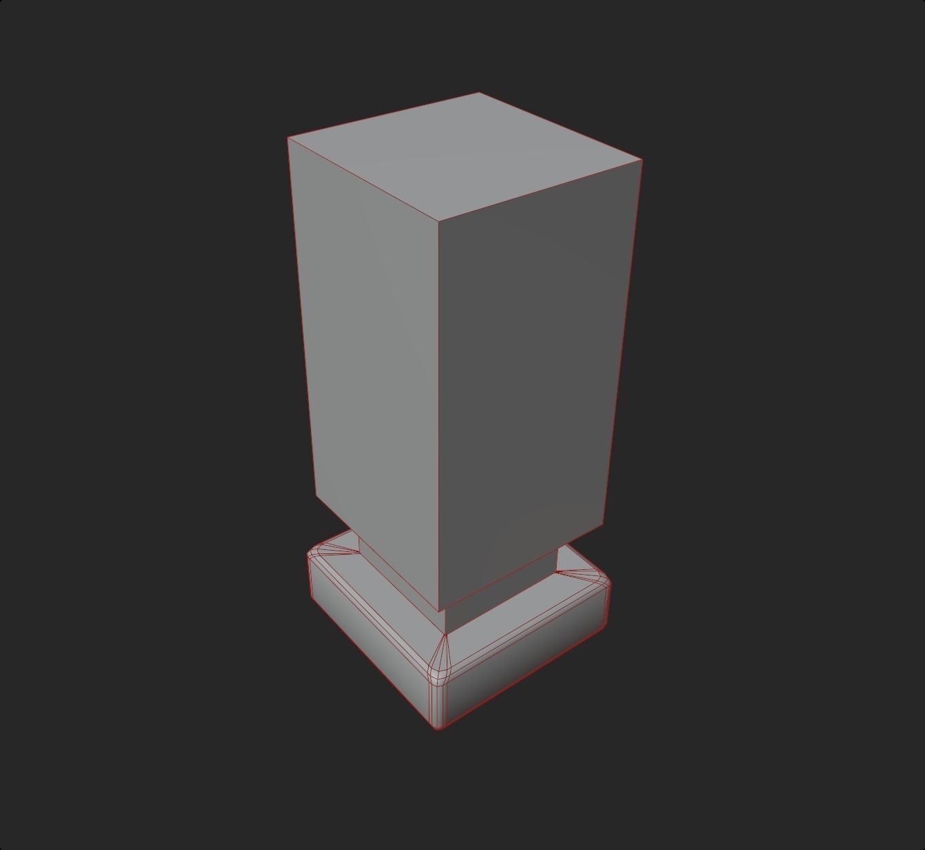 Modern cube lava lamp mood lighting style emission lowpoly Low-poly 3D model_6