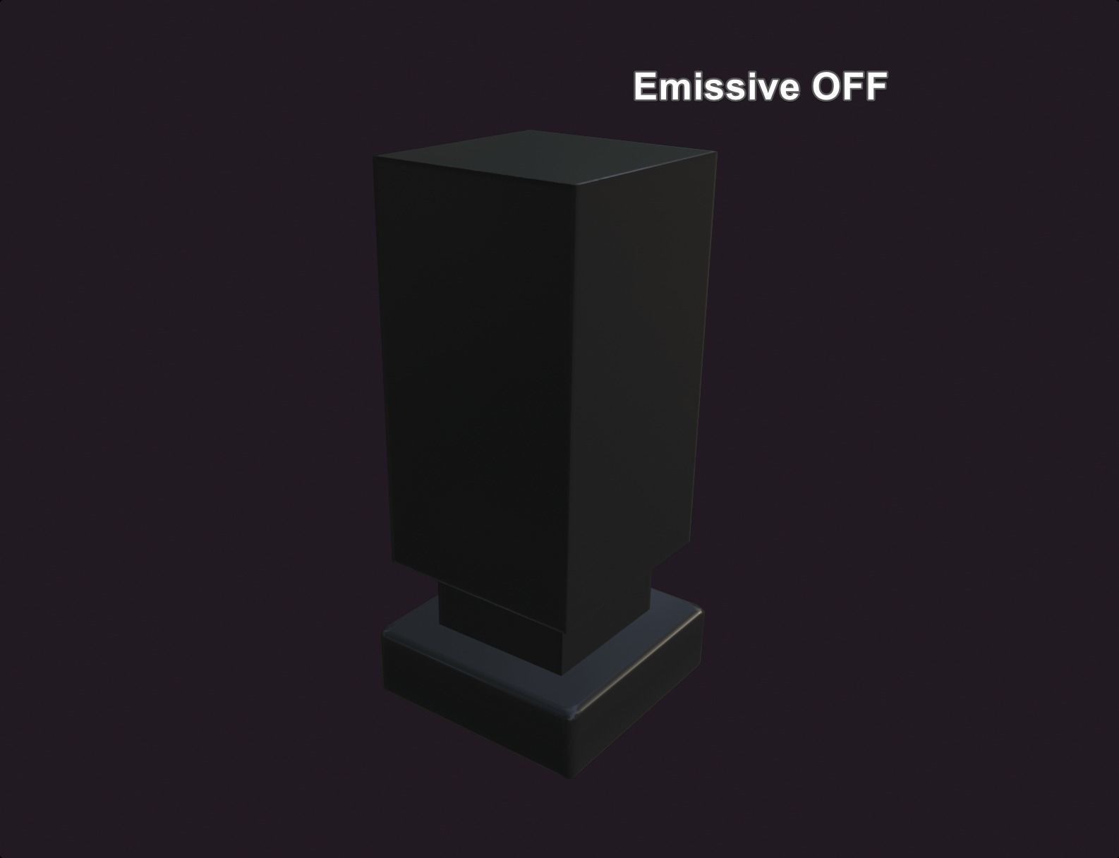Modern cube lava lamp mood lighting style emission lowpoly Low-poly 3D model_3