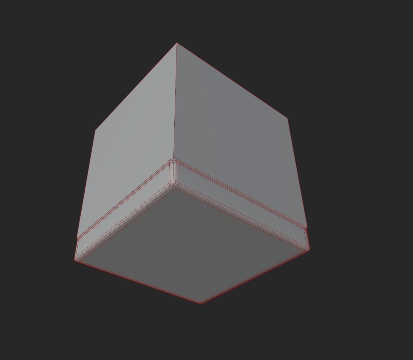 cube lamp fire style mood lighting lowpoly game ready Low-poly 3D model_7